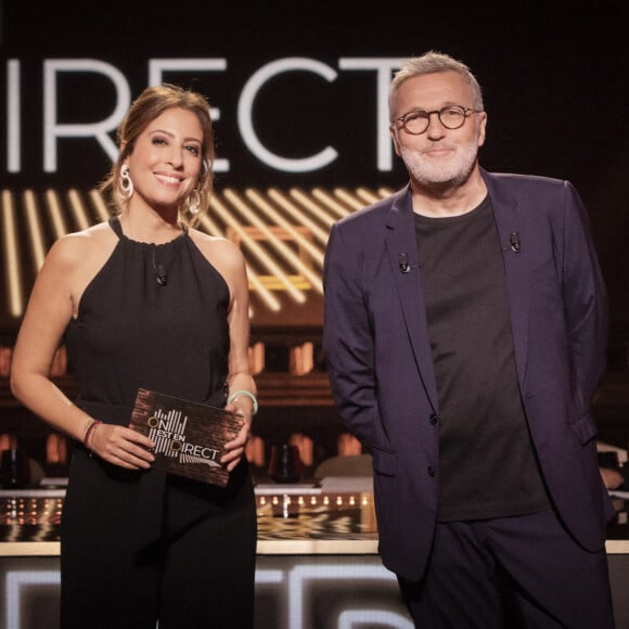 Léa Salamé, Laurent Ruquier lors de la dernière émission de L.Ruquier pour "On Est En Direct (OEED)", présentée par L.Ruquier et L.Salamé, et diffusée en direct sur France 2, à Paris, France. © Jack Tribeca/Bestimage.