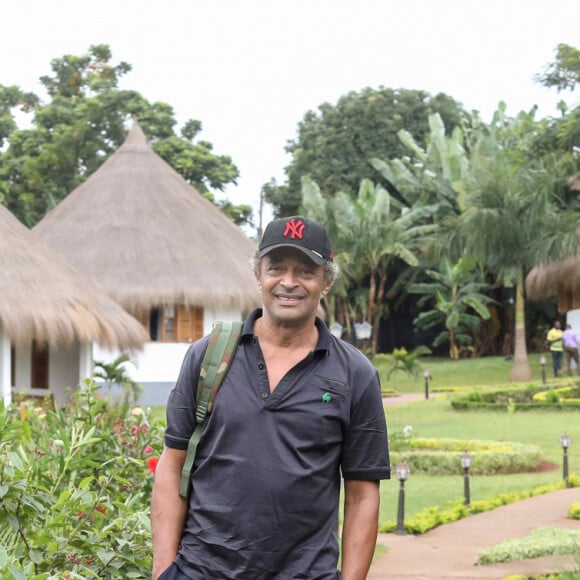 L'ancien sportif de tennis, Yannick Noah dans son village Noah, à Yaoundé, Cameroun, le 25 juillet 2022. © Stéphane Lemouton/Bestimage