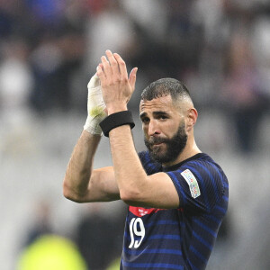 deception de Karim Benzema (France) lors du match de Ligue des nations opposant la France au Danemark au stade de France, à Saint-Denis, Seine, Saint-Denis, France, le 3 juin 2022. Le Danemark a gagné 2-1. © Jean-Baptiste Autissier/Panoramic/Bestimage