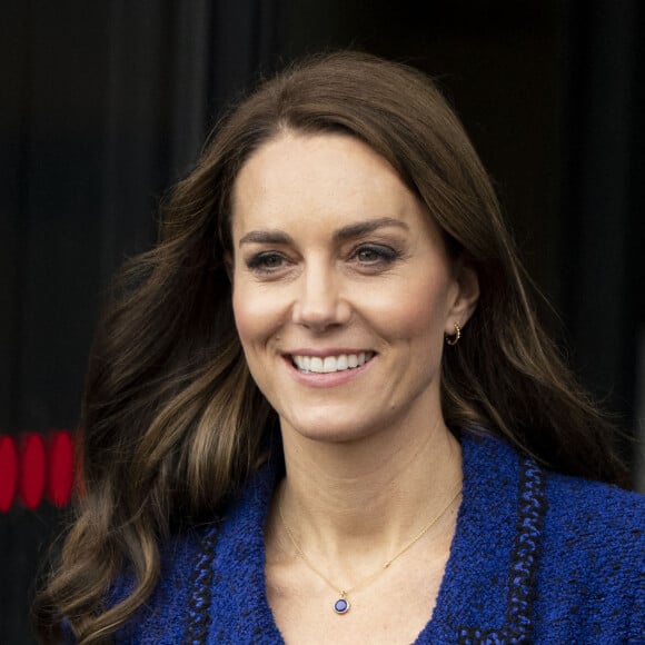 Catherine (Kate) Middleton, princesse de Galles, visite la Copper Box Arena du Queen Elizabeth Olympic Park, pour participer à un événement avec Coach Core, qui fête ses 10 ans, à Londres, Royaume Uni, le 13 octobre 2022. 