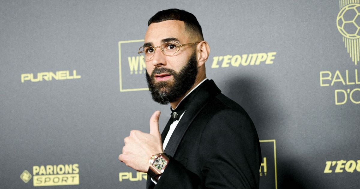 Karim Benzema : Le prix démentiel de sa montre lors de la cérémonie du ...