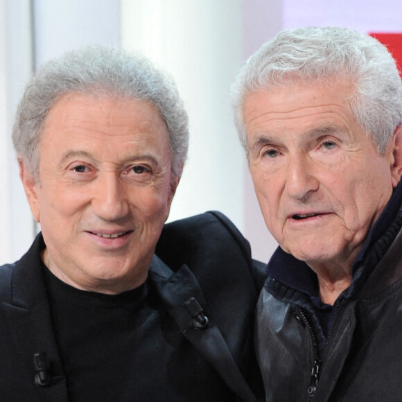Exclusif - Michel Drucker et Claude Lelouch - Enregistrement de l'émission "Vivement dimanche" au studio Gabriel, présentée par M.Drucker, diffusée sur France 3 le 23 octobre 2022. © Guillaume Gaffiot / Bestimage