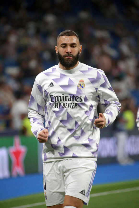 Karim Benzema - Match de Ligue Des Champions 2022 (LDC) "Real Madrid - Chakhtar Donetsk (2-1)" au stade Santiago Bernabeu, le 5 octobre 2022.