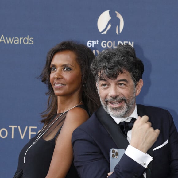 Stéphane Plaza et Karine le Marchand - Cérémonie de clôture du 61ème Festival de Télévision de Monte Carlo le 21 juin 2022. © Denis Guignebourg/Bestimage.