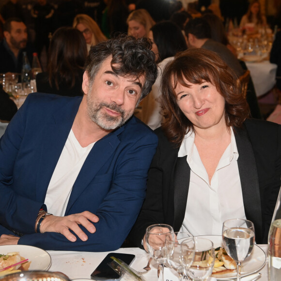 Stéphane Plaza et Anne Roumanoff - Déjeuner du Chinese Business Club à Paris, à l'occasion de la Journée internationale des droits des femmes. Le 7 mars 2022 © Rachid Bellak / Bestimage.