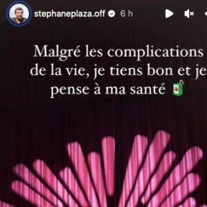 La story Instagram de Stéphane Plaza ce samedi 22 octobre.