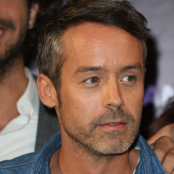 Yann Barthès à la conférence de presse de Canal + à Paris