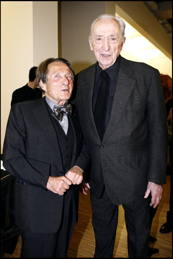François Treves et Pierre Soulages - Les amis du centre George Pompidou fêtent les 30 ans du centre
