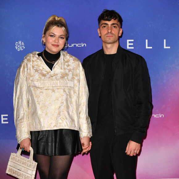 Louane et son compagnon Florian Rossi - Avant Première de " Belle " film animé japonais au Grand Rex à Paris. © Veeren / Bestimage 