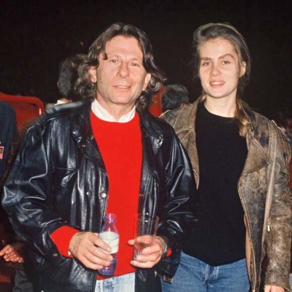 Roman Polanski et Emmanuelle Seigner en 1989