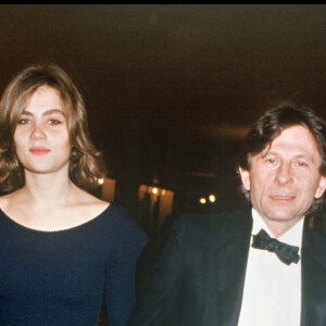 Roman Polanski et Emmanuelle Seigner en 1987