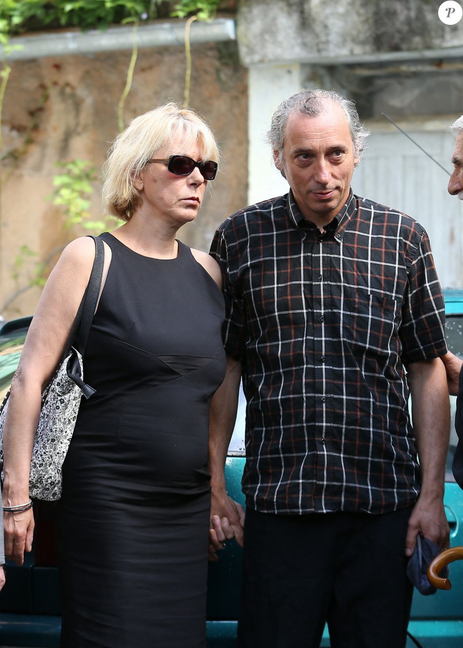 Elisabeth et David Lafont (enfants de Bernadette Lafont) Funerailles