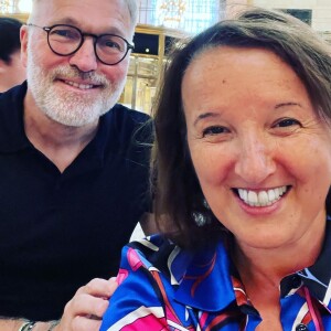 Laurent Ruquier et Anne Roumanoff sur Instagram. Le 16 août 2022.