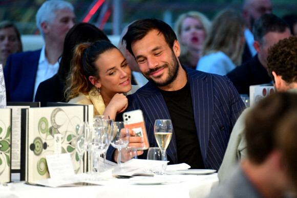 Pauline Ducruet et son compagnon Maxime Giaccardi - Soirée Amber Lounge 2021 Fashion Show au Grimaldi Forum pendant le 78e Grand Prix de Monaco, le 21 mai 2021. © Bruno Bebert/Bestimage