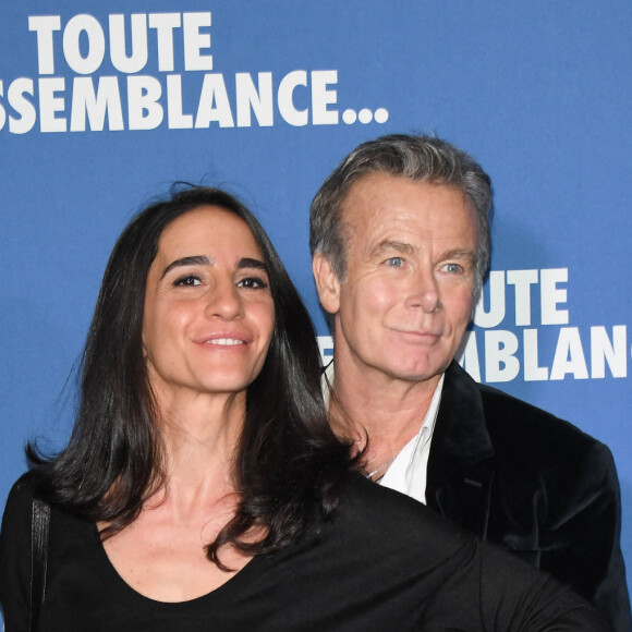 Franck Dubosc et sa femme Danièle - Avant-première du film "Toute ressemblance..." au cinéma UGC Ciné Cité Les Halles à Paris, le 25 novembre 2019. © Coadic Guirec/Bestimage 