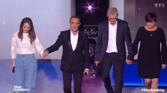 Hommage à Grégory Lemarchal dans la "Star Academy", le 12 novembre 2022, sur TF1