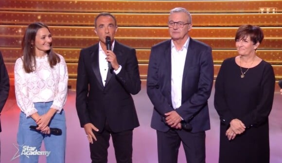 Hommage à Grégory Lemarchal dans la "Star Academy", le 12 novembre 2022, sur TF1
