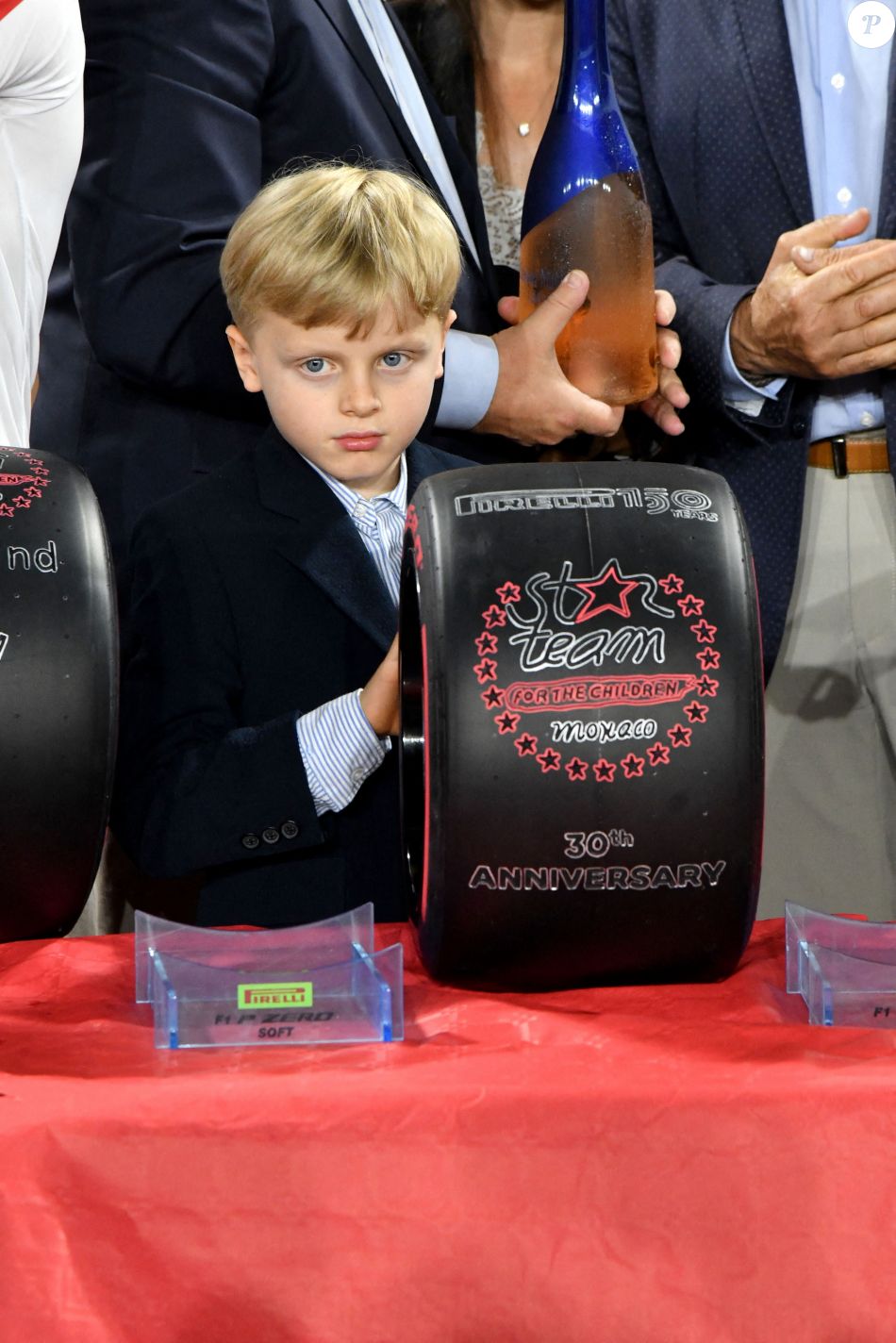 Le prince héréditaire Jacques de Monaco lors de la 29ème édition du World Stars Football Match
