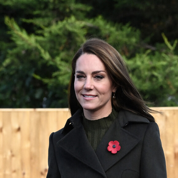 Catherine (Kate) Middleton, princesse de Galles, visite le centre pour enfants Colham Manor à Hillingdon, le 9 novembre 2022. 