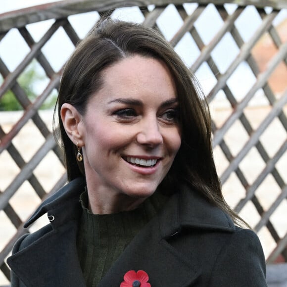 Catherine (Kate) Middleton, princesse de Galles, visite le centre pour enfants Colham Manor à Hillingdon, le 9 novembre 2022. 