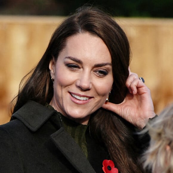 Catherine (Kate) Middleton, princesse de Galles, visite le centre pour enfants Colham Manor à Hillingdon, le 9 novembre 2022. 