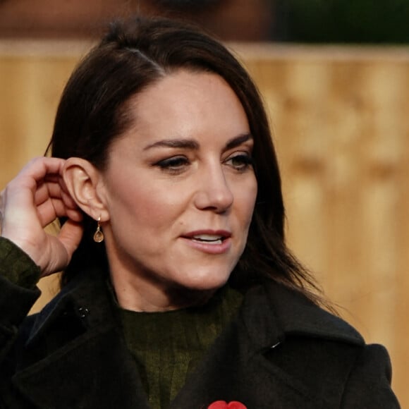 Catherine (Kate) Middleton, princesse de Galles, visite le centre pour enfants Colham Manor à Hillingdon, le 9 novembre 2022. 