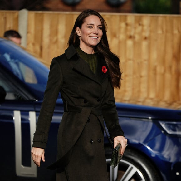 Catherine (Kate) Middleton, princesse de Galles, visite le centre pour enfants Colham Manor à Hillingdon, le 9 novembre 2022. 