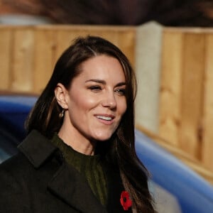 Catherine (Kate) Middleton, princesse de Galles, visite le centre pour enfants Colham Manor à Hillingdon, le 9 novembre 2022. 