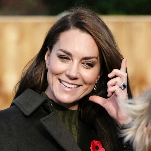 Catherine (Kate) Middleton, princesse de Galles, visite le centre pour enfants Colham Manor à Hillingdon, le 9 novembre 2022. 