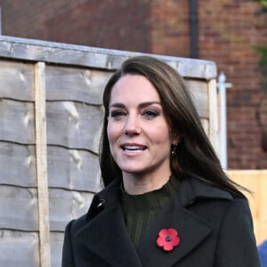 Catherine (Kate) Middleton, princesse de Galles, visite le centre pour enfants Colham Manor à Hillingdon, le 9 novembre 2022. 