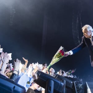 Exclusif - Michel Sardou - Ultime concert de Michel Sardou pour la dernière date de son spectacle "La dernière danse" à la Seine Musicale à Boulogne-Billancourt le 12 avril 2018. Le chanteur a rassemblé plus de 400 000 spectateurs pour une tournée de 82 concerts. © Pierre Perusseau/Bestimage 