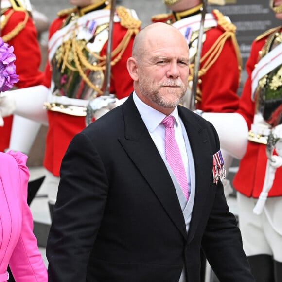 Zara Tindall et son mari Mike - Les membres de la famille royale et les invités lors de la messe du jubilé, célébrée à la cathédrale Saint-Paul de Londres. 