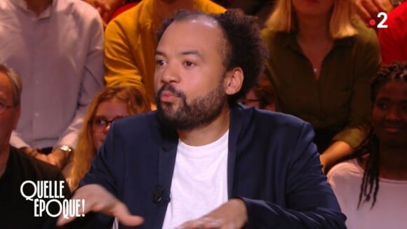 Fabrice Eboué évoque son fils dans l'émission "Quelle Epoque !" sur France 2.