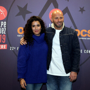 Sabrina Ouazani et son compagnon Franck Gastambide - 22ème Festival International du Film de Comédie de l'Alpe d'Huez le 16 janvier 2019. © Dominique Jacovides/Bestimage