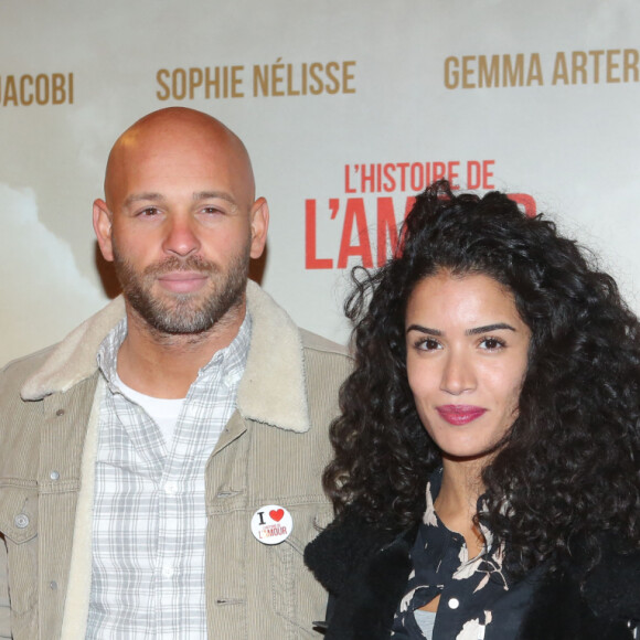 Franck Gastambide, Sabrina Ouazani - Avant-première du film "L'histoire de l'amour" au Gaumont Capucines à Paris le 7 novembre 2016. © CVS/Bestimage