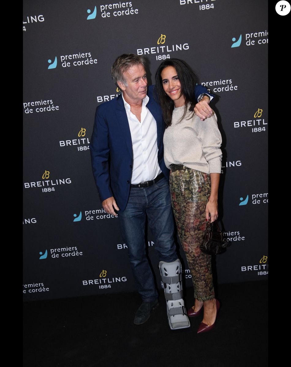 Exclusif - Franck Dubosc et sa femme Danièle - Dîner de charité Breitling à la Samaritaine pour l'association "Premiers de Cordée" à Paris, le 14 novembre 2022. © Rachid Bellak/Bestimage