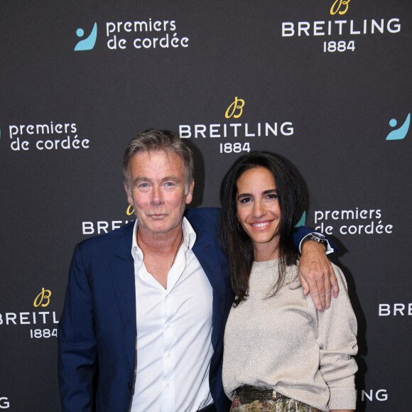 Exclusif - Franck Dubosc et sa femme Danièle - Dîner de charité Breitling à la Samaritaine pour l'association "Premiers de Cordée" à Paris, le 14 novembre 2022. © Rachid Bellak/Bestimage