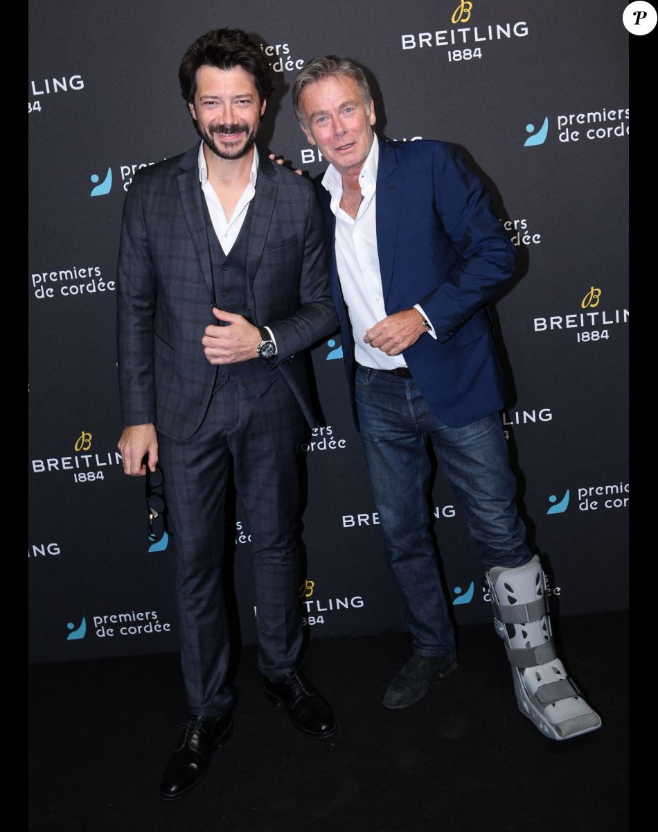 Exclusif - Alvaro Morte (La casa de papel), Franck Dubosc - Dîner de charité Breitling à la Samaritaine pour l'association "Premiers de Cordée" à Paris, le 14 novembre 2022. © Rachid Bellak/Bestimage