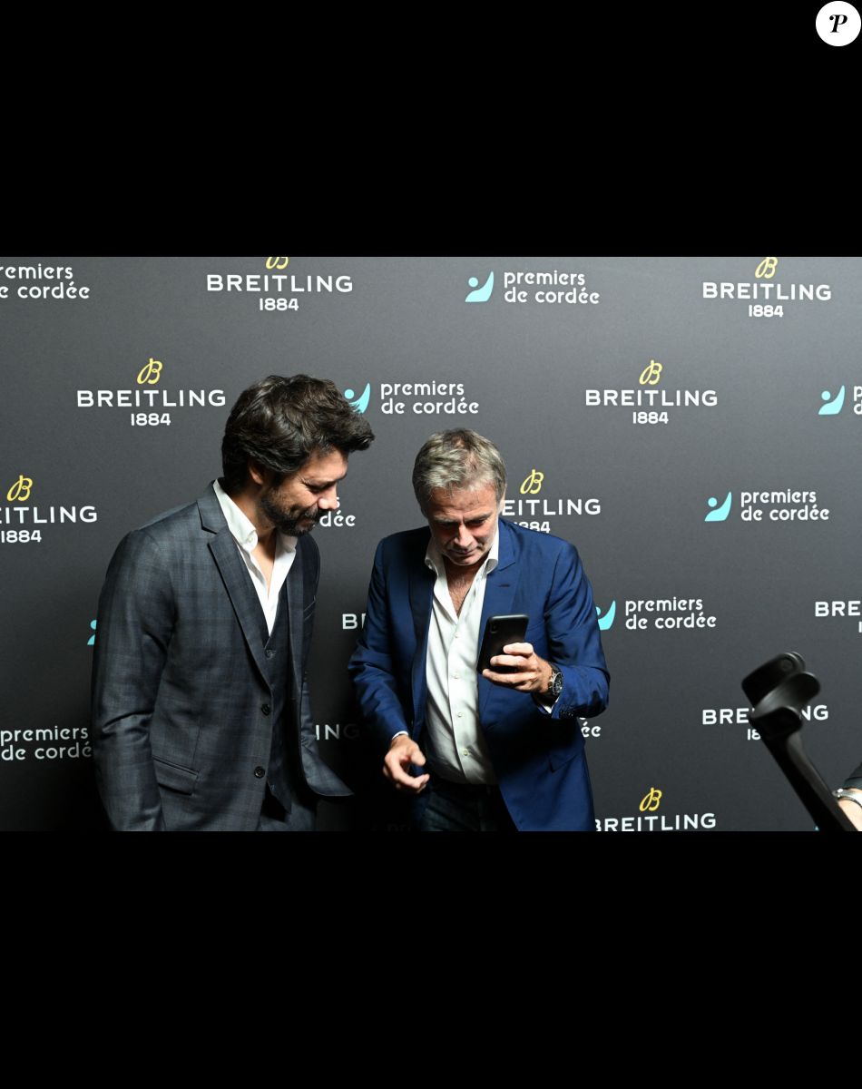Exclusif - Alvaro Morte (La casa de papel), Franck Dubosc - Dîner de charité Breitling à la Samaritaine pour l'association "Premiers de Cordée" à Paris, le 14 novembre 2022. © Rachid Bellak/Bestimage
