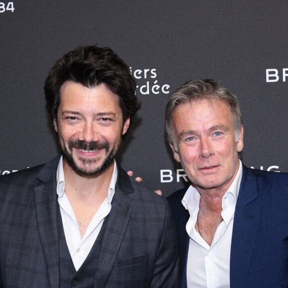 Exclusif - Alvaro Morte (La casa de papel), Franck Dubosc - Dîner de charité Breitling à la Samaritaine pour l'association "Premiers de Cordée" à Paris, le 14 novembre 2022. © Rachid Bellak/Bestimage