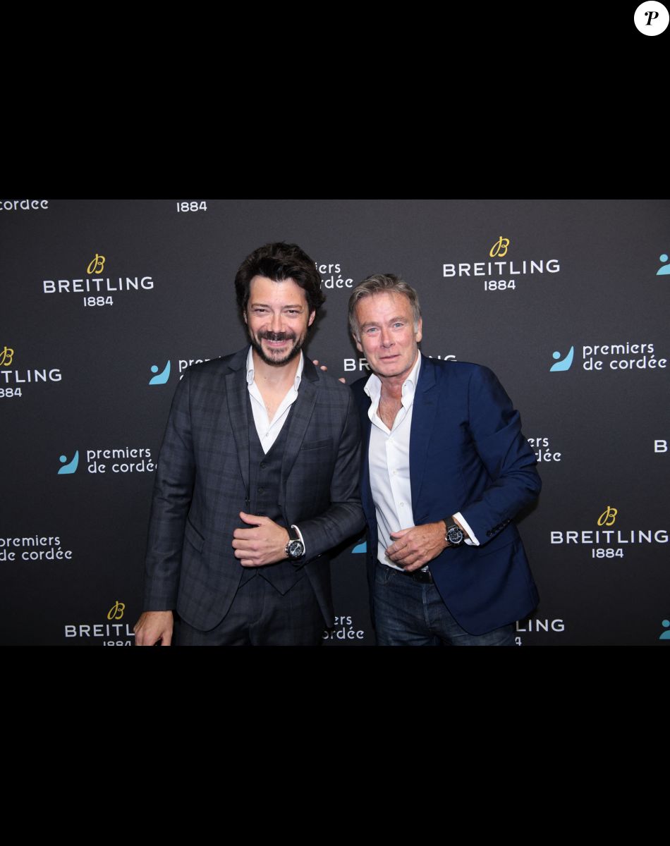 Exclusif - Alvaro Morte (La casa de papel), Franck Dubosc - Dîner de charité Breitling à la Samaritaine pour l'association "Premiers de Cordée" à Paris, le 14 novembre 2022. © Rachid Bellak/Bestimage