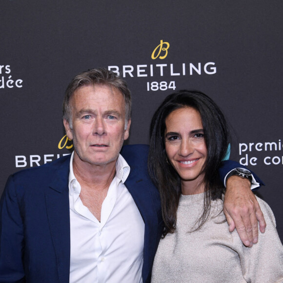 Exclusif - Franck Dubosc et sa femme Danièle - Dîner de charité Breitling à la Samaritaine pour l'association "Premiers de Cordée" à Paris, le 14 novembre 2022. © Rachid Bellak/Bestimage