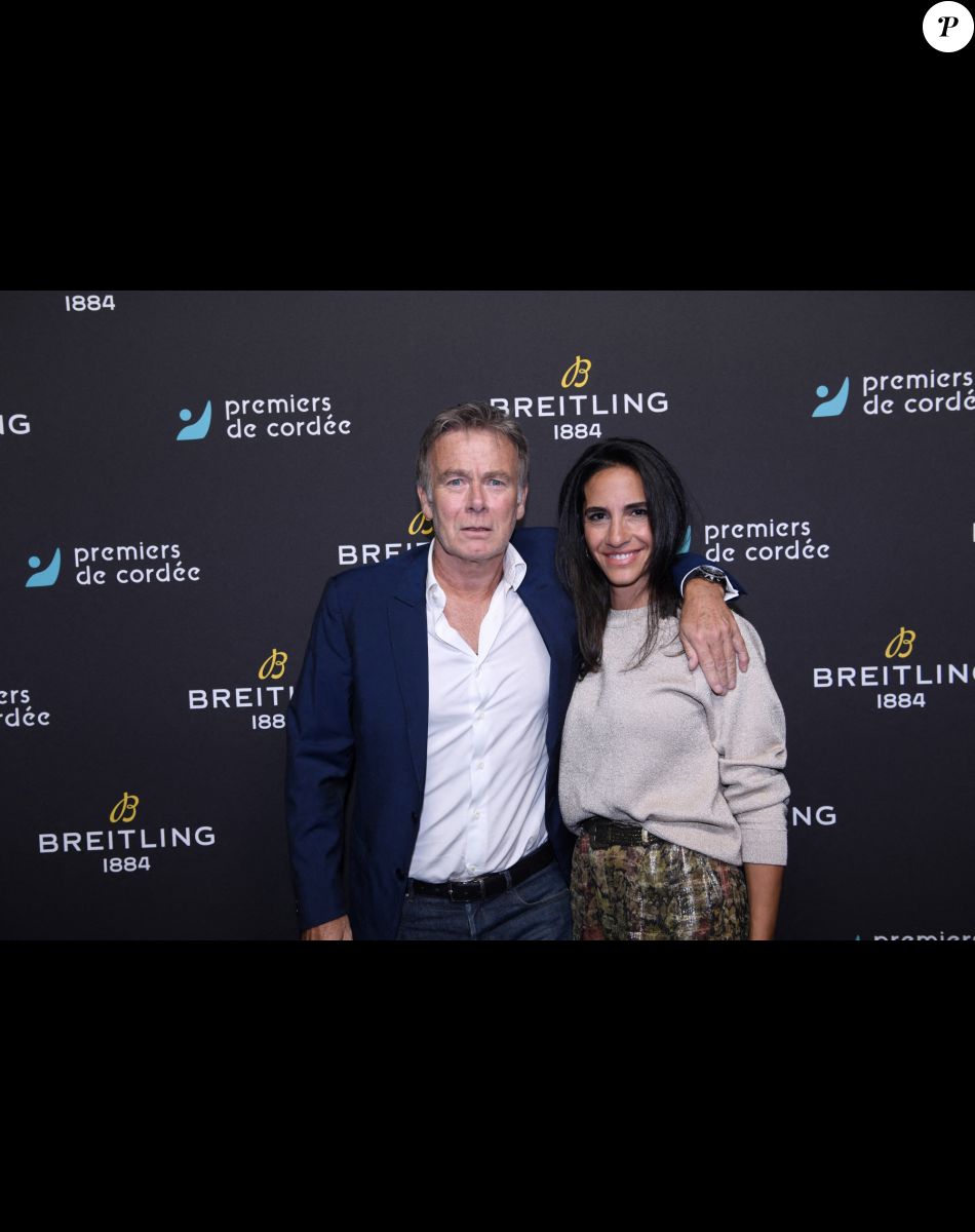 Exclusif - Franck Dubosc et sa femme Danièle - Dîner de charité Breitling à la Samaritaine pour l'association "Premiers de Cordée" à Paris, le 14 novembre 2022. © Rachid Bellak/Bestimage
