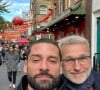 Laurent Ruquier et son compagnon Hugo. Instagram. Le 2 novembre 2022.