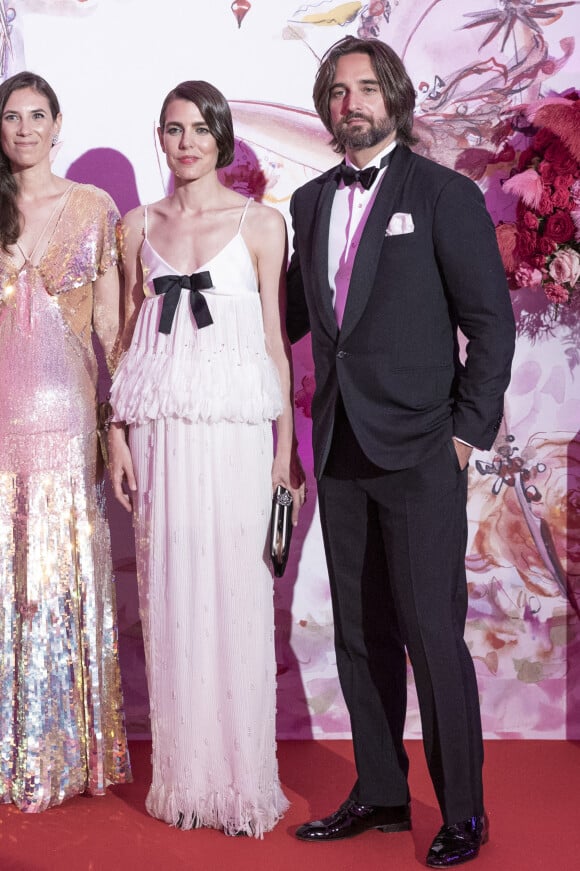 Charlotte Casiraghi et son mari Dimitri Rassam lors du Bal de la Rose 2022 au Sporting Club de Monaco en faveur de la Fondation Princesse Grace. © Cyril Moreau / Pool Monaco / Bestimage 