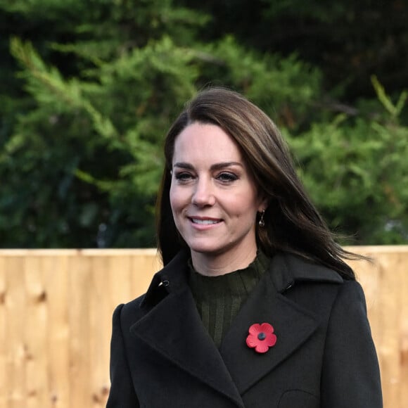 Catherine (Kate) Middleton, princesse de Galles, visite le centre pour enfants Colham Manor à Hillingdon, le 9 novembre 2022. 