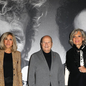 Exclusif - Brigitte Macron, Marc Ladreit de Lacharrière, Hélène Arnault - Générale de l'opéra-rock "Starmania" à la Seine Musicale de Boulogne-Billancourt. Le 8 novembre 2022. © Dominique Jacovides-Coadic Guirec/Bestimage