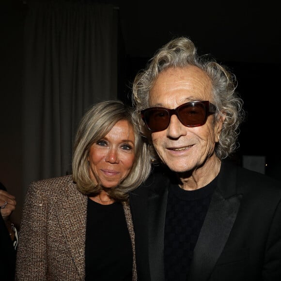 Exclusif - Brigitte Macron et Luc Plamondon - Générale de l'opéra-rock "Starmania" à la Seine Musicale de Boulogne-Billancourt. Le 8 novembre 2022. © Dominique Jacovides-Coadic Guirec/Bestimage