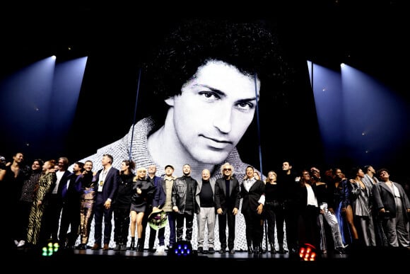 Exclusif - Sidi Larbi Cherkaoui (Chorégraphe), Kevin Vivès (Assistant chorégraphe), Thomas Jolly (metteur en scène), Marc Ladreit de Lacharière, Luc Plamondon - Générale de l'opéra-rock "Starmania" à la Seine Musicale de Boulogne-Billancourt. Le 8 novembre 2022. © Dominique Jacovides-Coadic Guirec/Bestimage