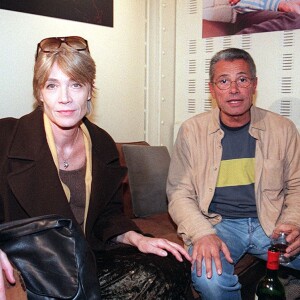 Vernissage de l'exposition Jean-Marie Périer avec Françoise Hardy à Paris.